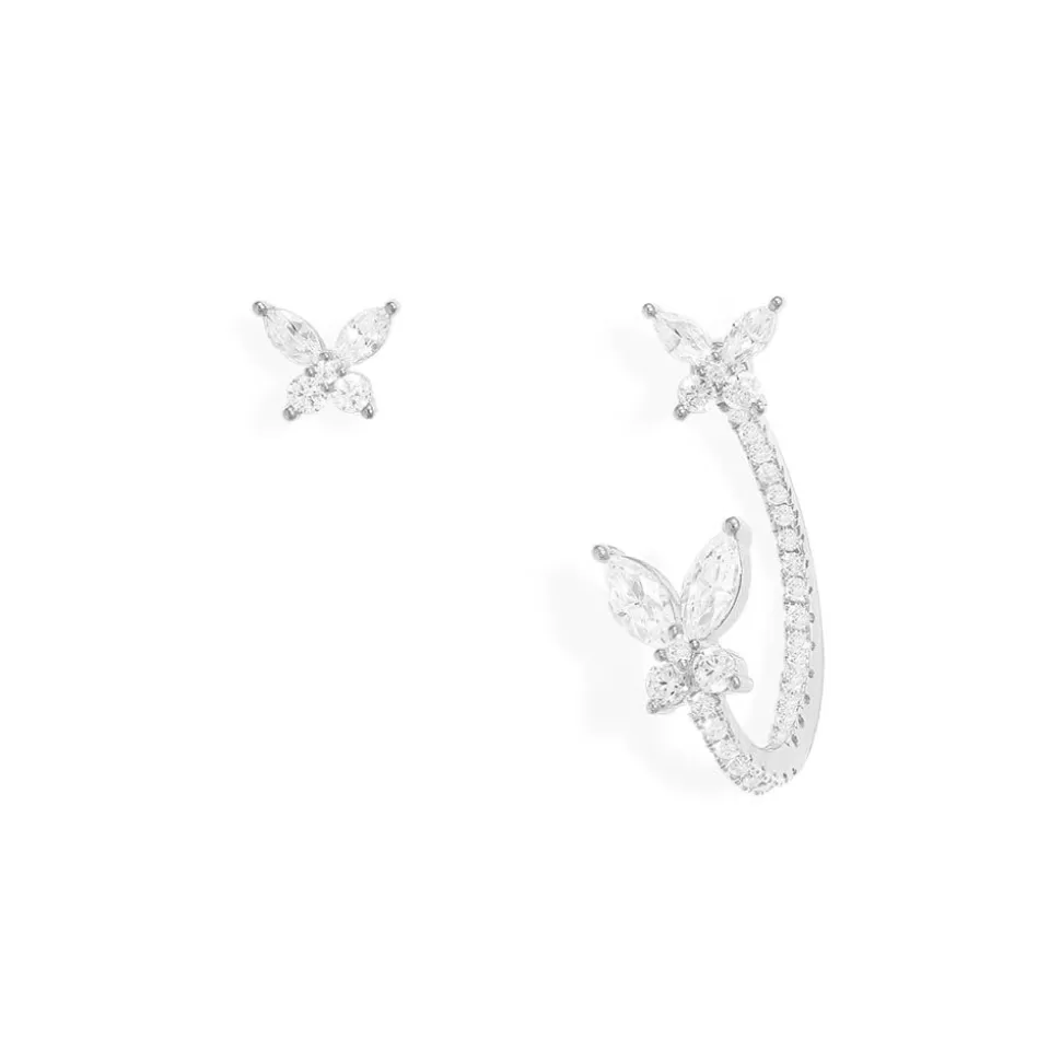 APM Monaco Asymmetric Butterfly Earrings- Earrings