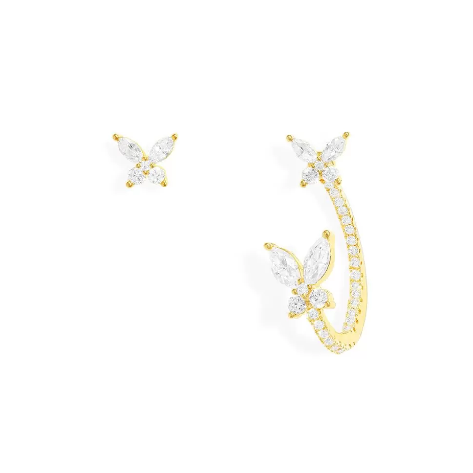 APM Monaco Asymmetric Butterfly Earrings- Earrings