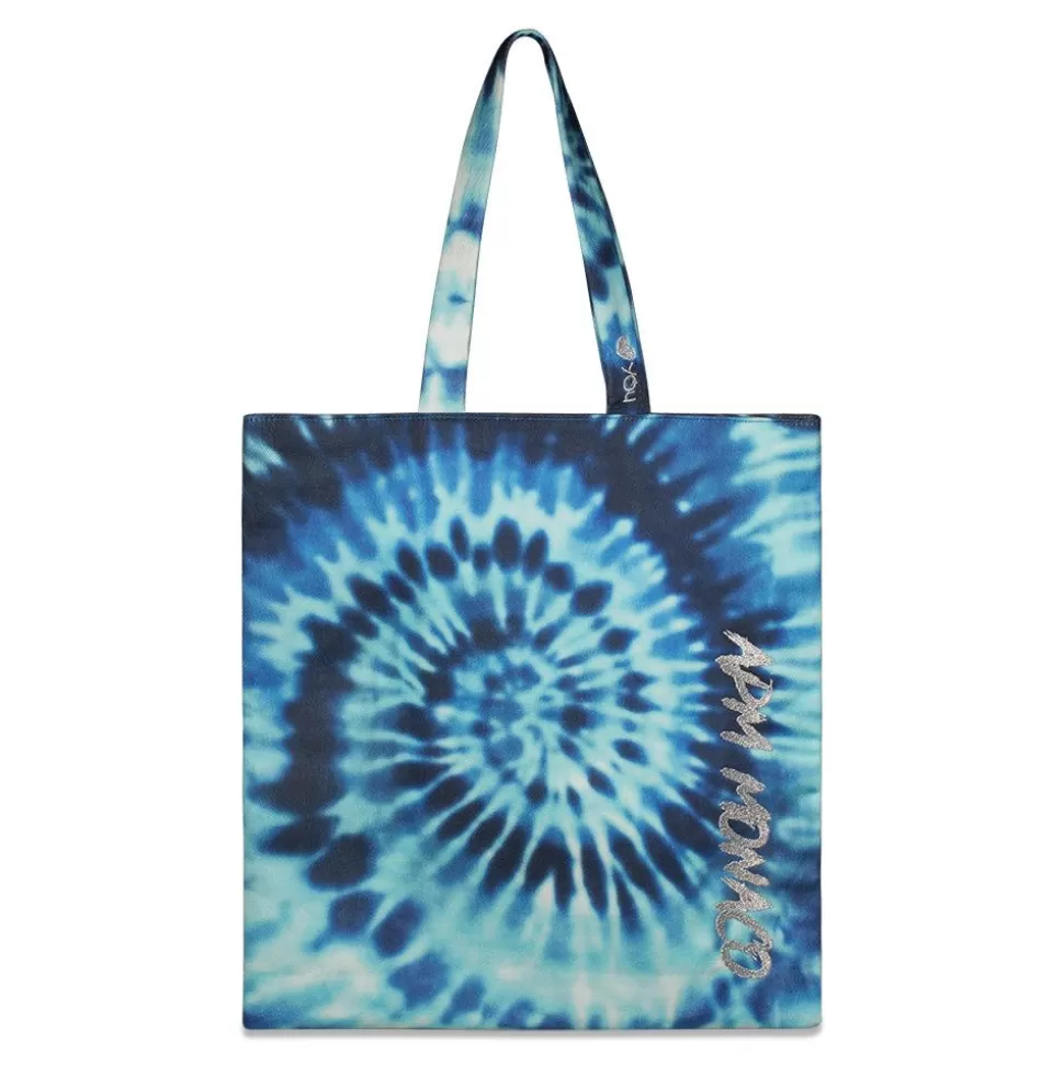 APM Monaco Blue Tie-Dye Tote Bag- Accessories