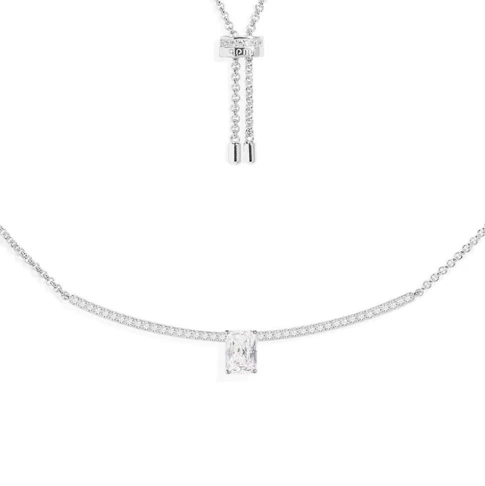 APM Monaco Eclat Pave Adjustable Necklace- Necklaces