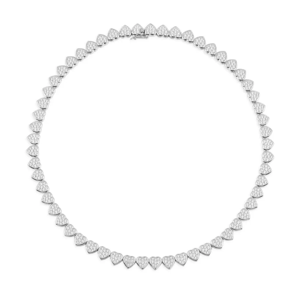 APM Monaco Full Heart Choker- Necklaces