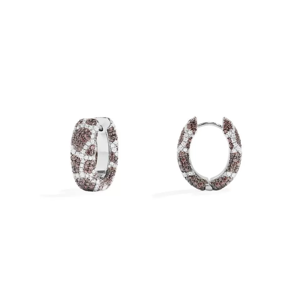 APM Monaco Giraffe Hoop Earrings- Earrings