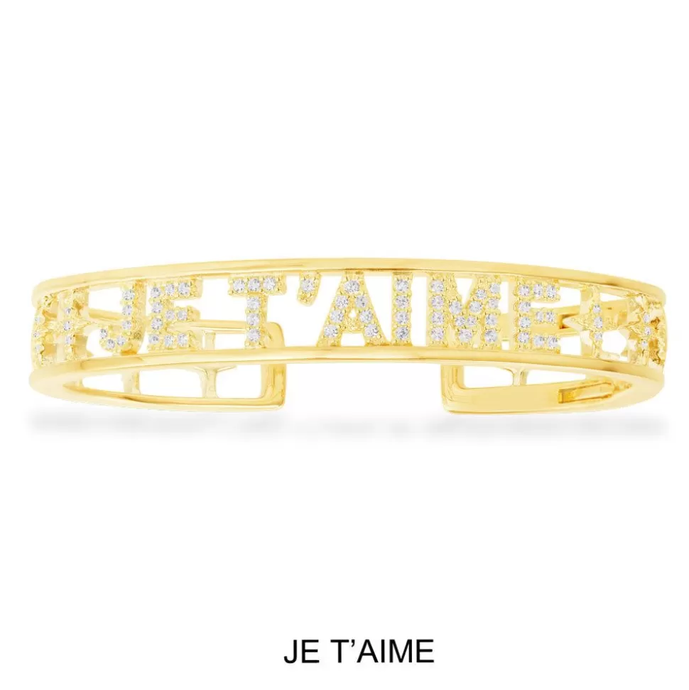 APM Monaco Je T'Aime Cuff- Bracelets