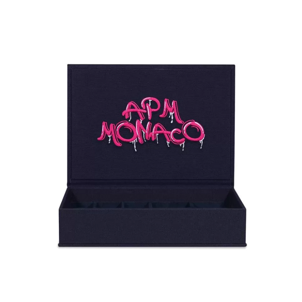 APM Monaco Large Pink Graffiti Jewelry Box- Accessories