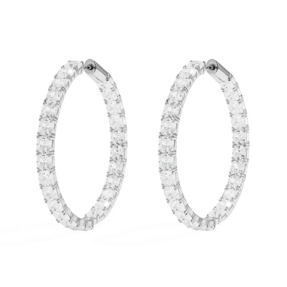 APM Monaco Large Square Hoop Earrings- Earrings