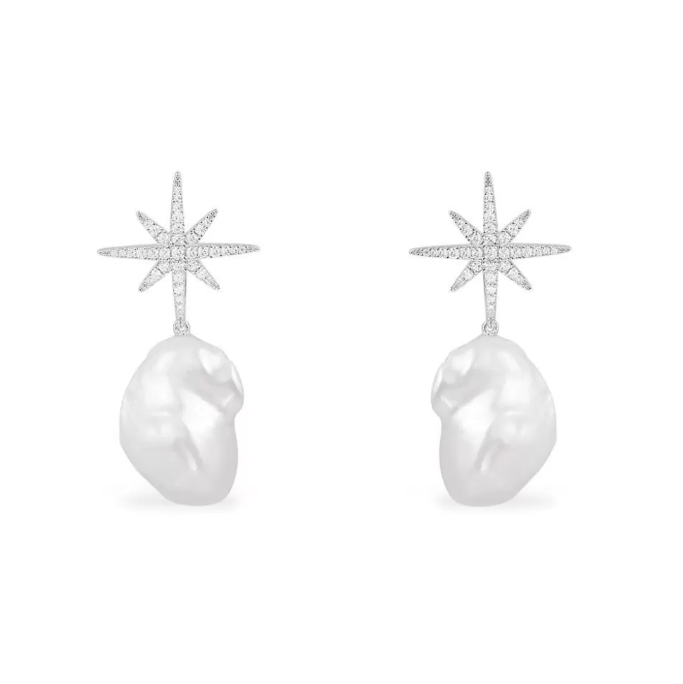 APM Monaco Meteorites Studs With Pearls- Earrings