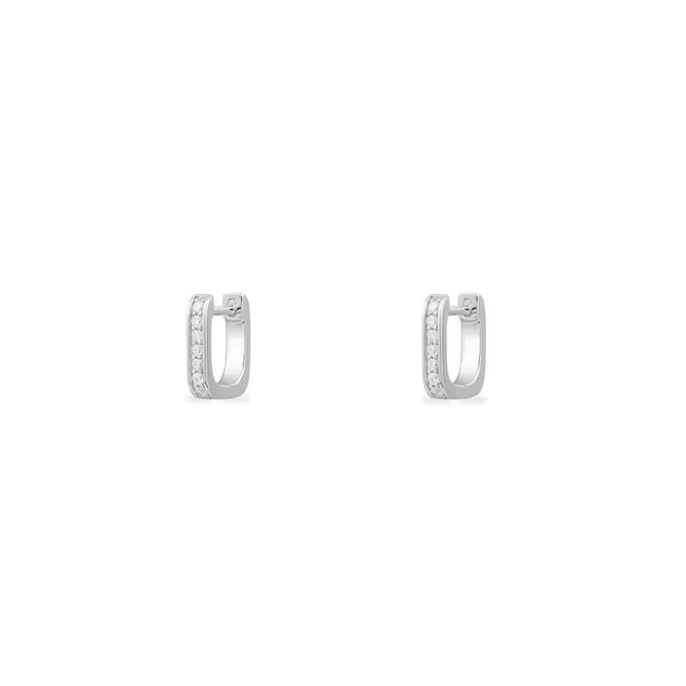 APM Monaco Mini Rectangle Earrings- Earrings