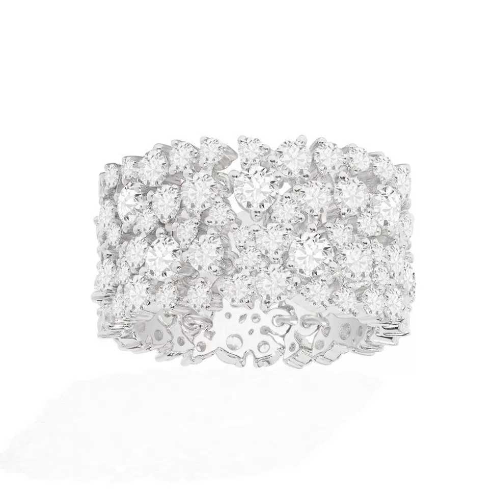 APM Monaco Pave Ring- Rings