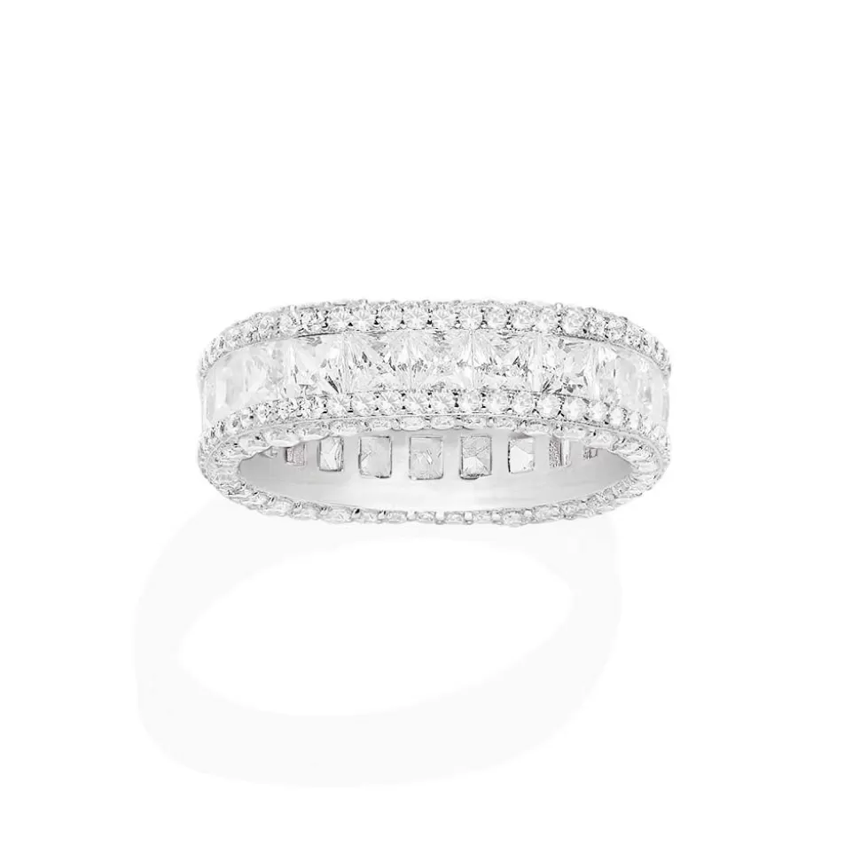 APM Monaco Pave Ring- Rings