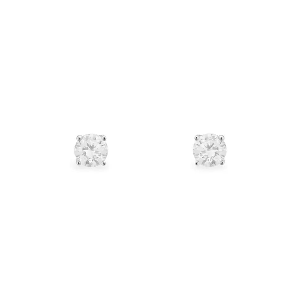 APM Monaco Round Stud Earrings- Earrings