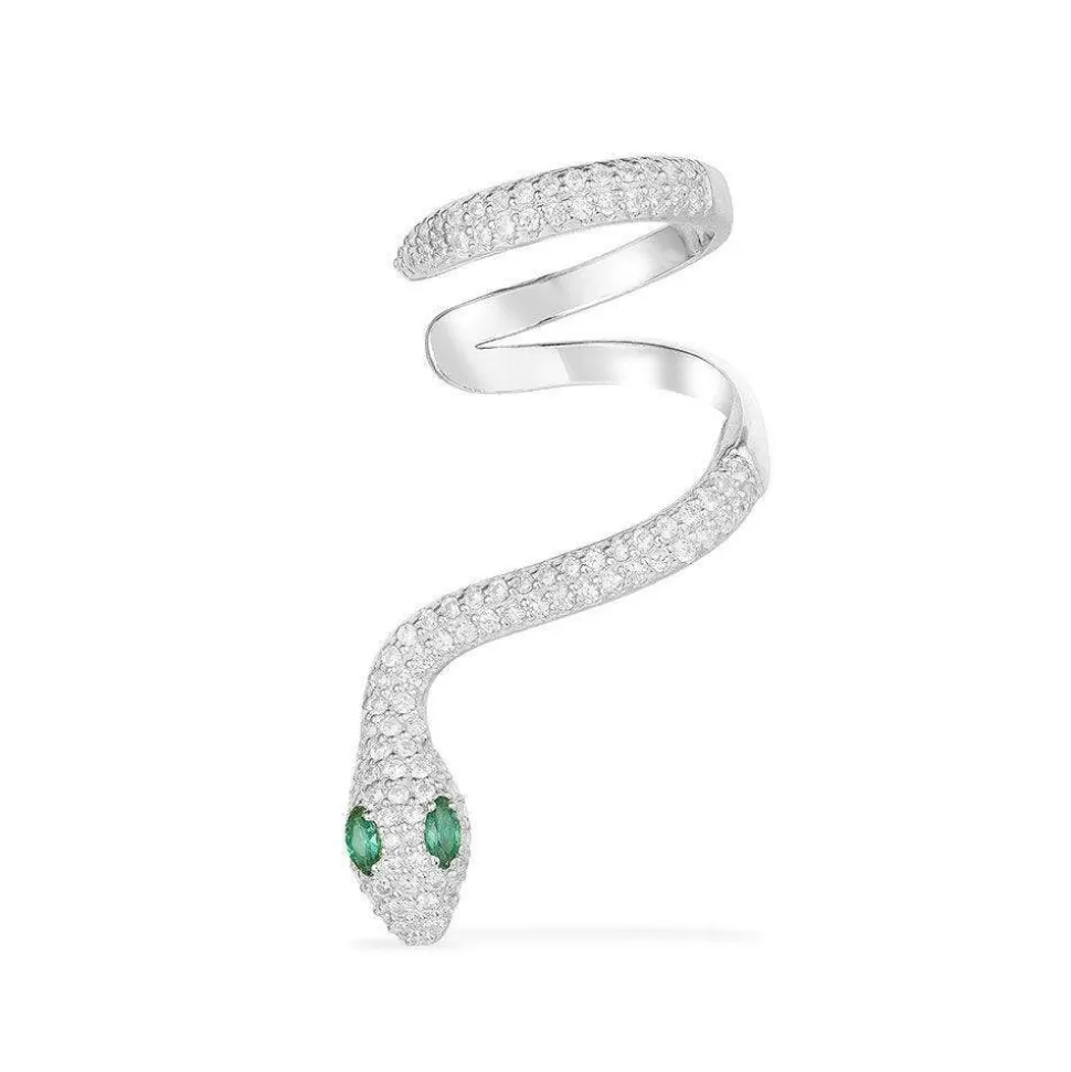 APM Monaco Single Serpent Ear Cuff- Earrings