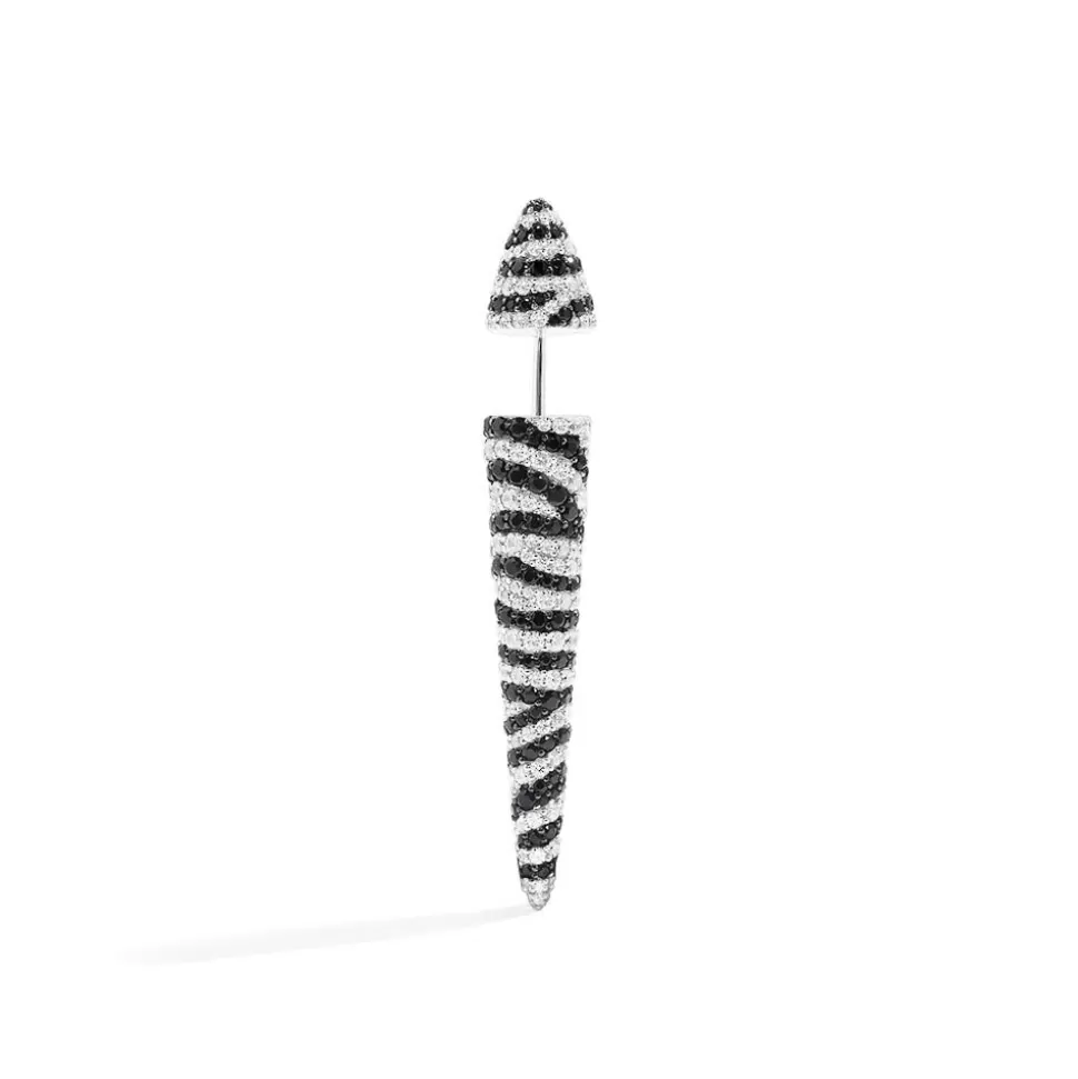 APM Monaco Single Zebra Underlobe Earring- Earrings